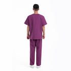 Medizinische Klinik-blaue einheitliche Krankenhaus-Uniformen Höhen-taillierte wiederverwendbare Klagen-Rüttler-Art-Doktor-Nurse Scrub Suit Sets