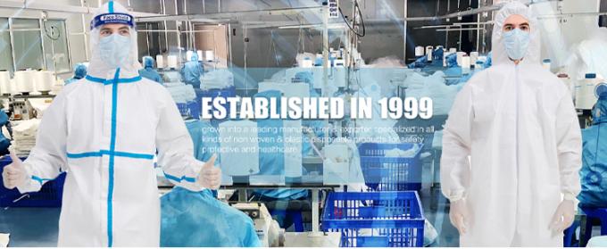steriles Wegwerfkleiderblaues chirurgisches Kleid mit Flüssigkeits-, Öl- und Alkoholwiderstand
