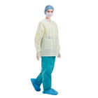Soem-Krankenhaus scheuern Anzug, zahnmedizinische Laborwegwerfjacken stricken Kragen