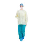 Soem-Krankenhaus scheuern Anzug, zahnmedizinische Laborwegwerfjacken stricken Kragen
