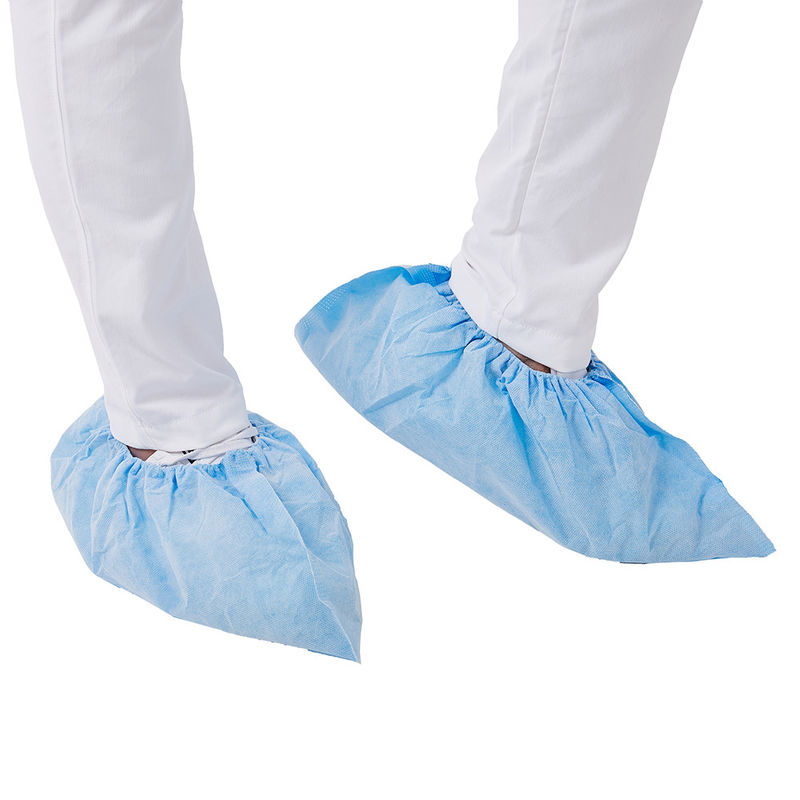 Krankenhaus PET blauer Schuh umfasst Wegwerfantigleiter 150*380mm